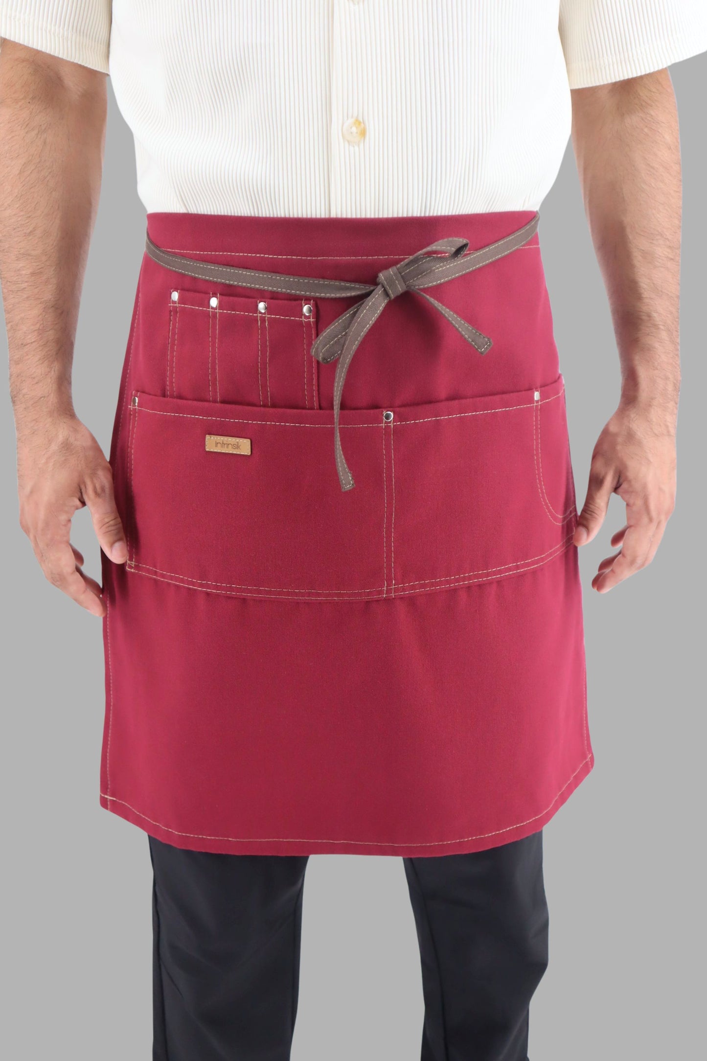 MERLOT MIDI - Delantal de Cintura en tela