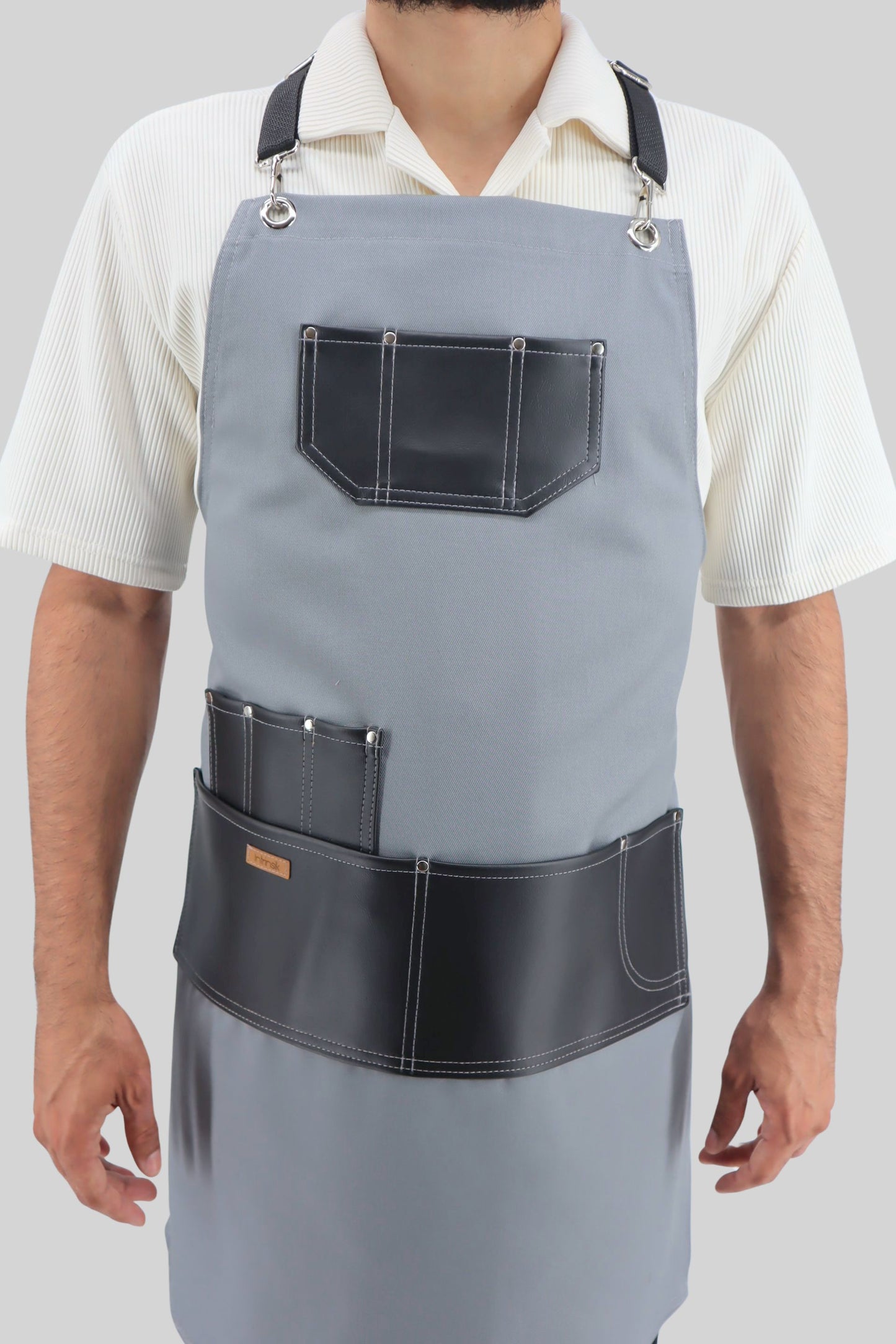 URBAN GRAY / BLACK - Delantal mixto  de cuerpo completo