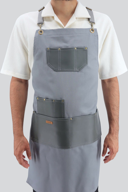 URBAN GRAY - Delantal mixto  de cuerpo completo