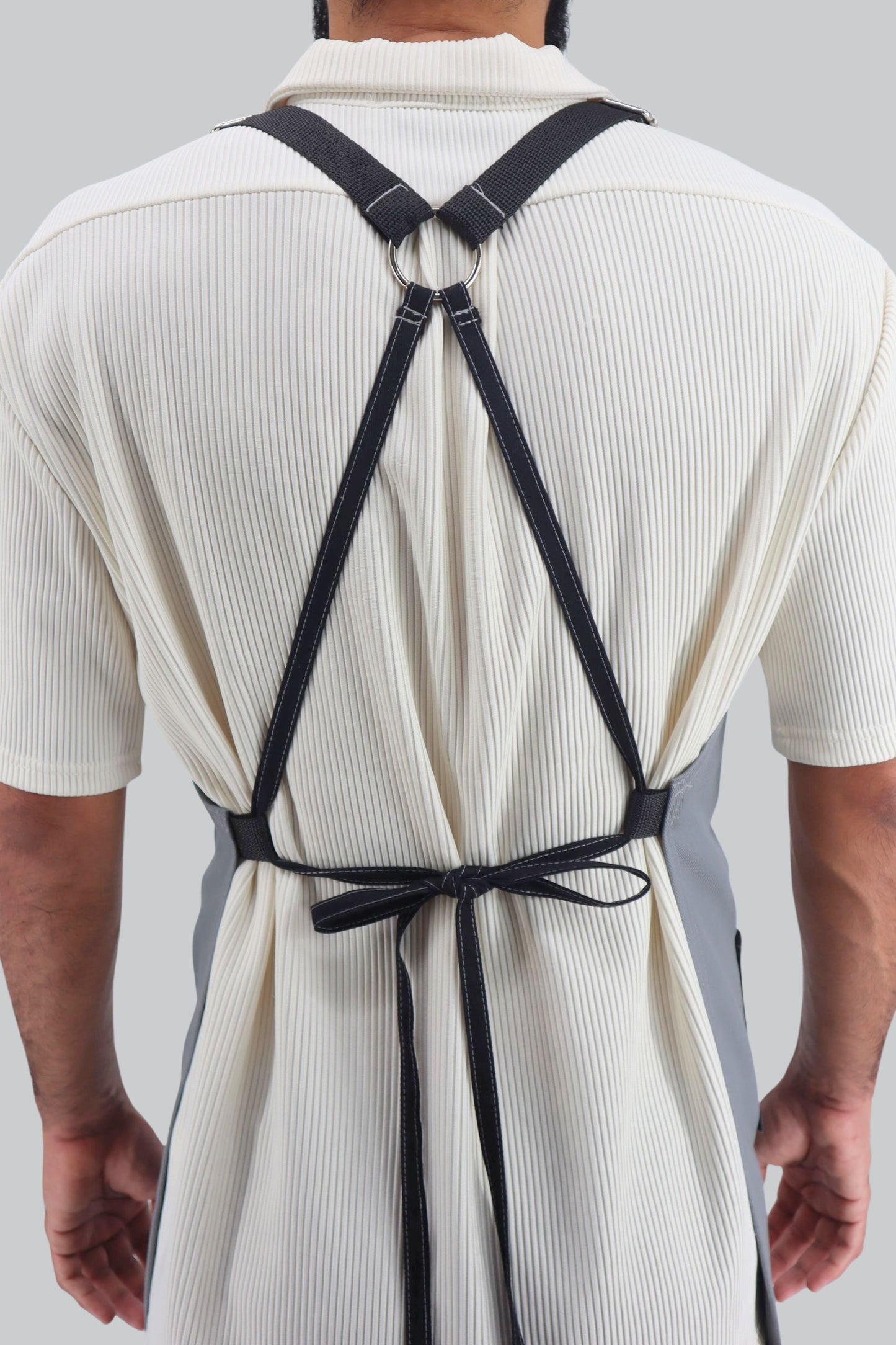 URBAN GRAY / BLACK - Delantal mixto  de cuerpo completo