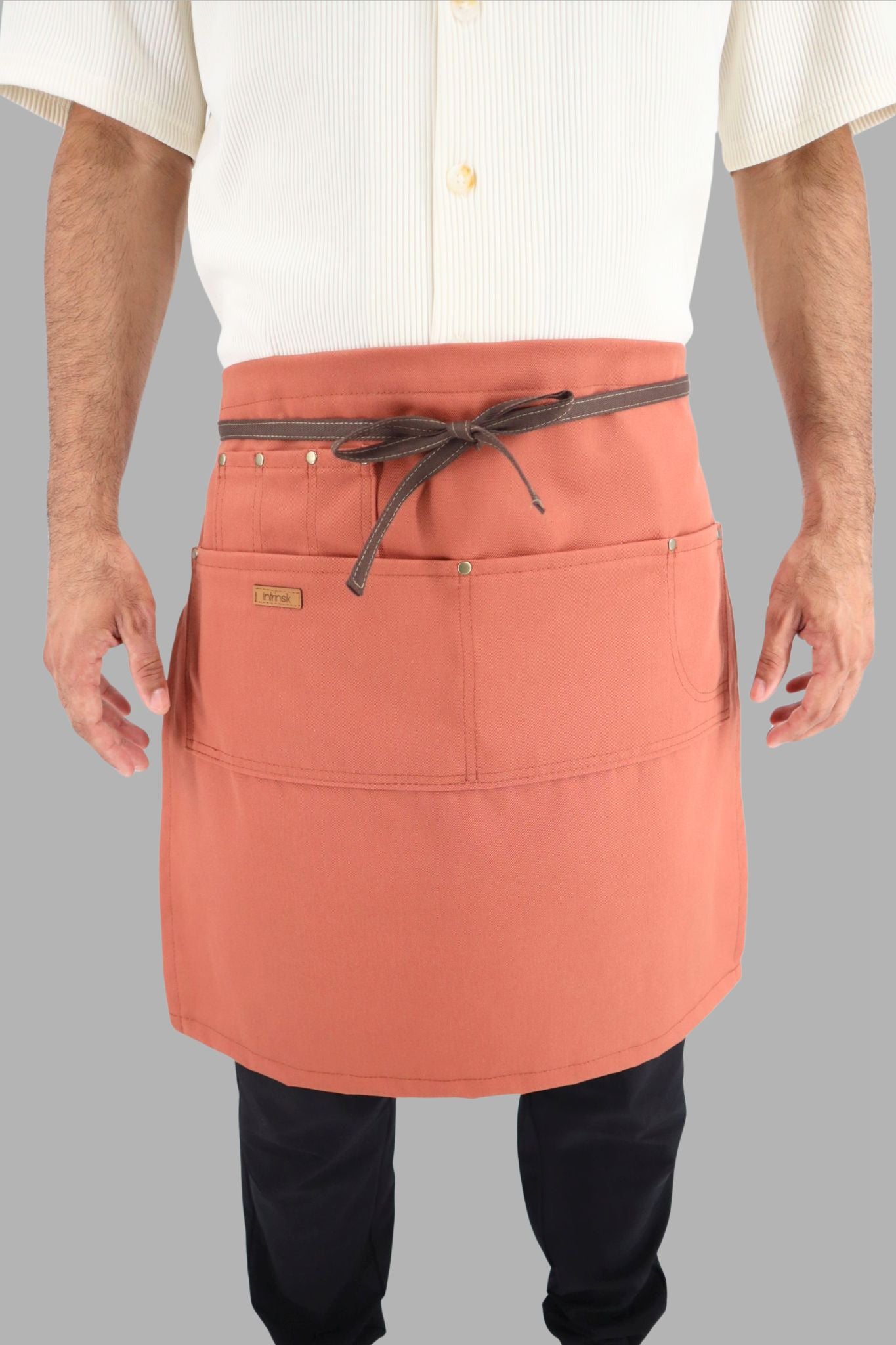 SUNSET CLAY MIDI - Delantal de Cintura en tela