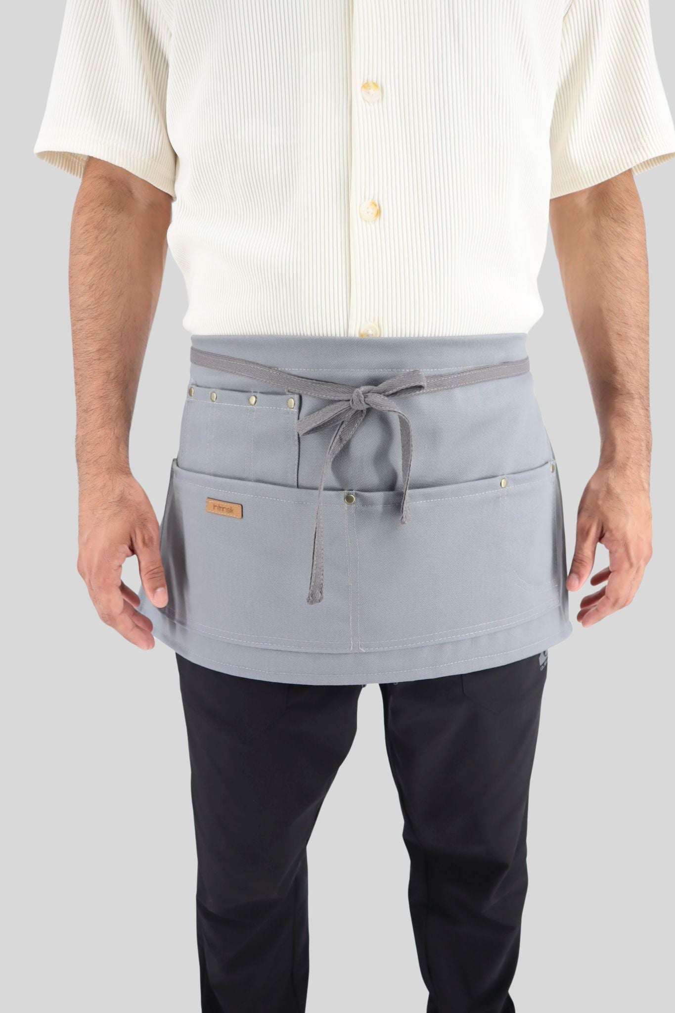 URBAN GRAY- Delantal de Cintura en tela